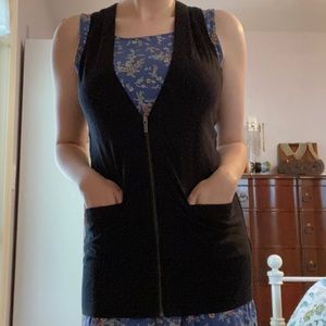 Banana Republic Wool Zip Up Cardigan